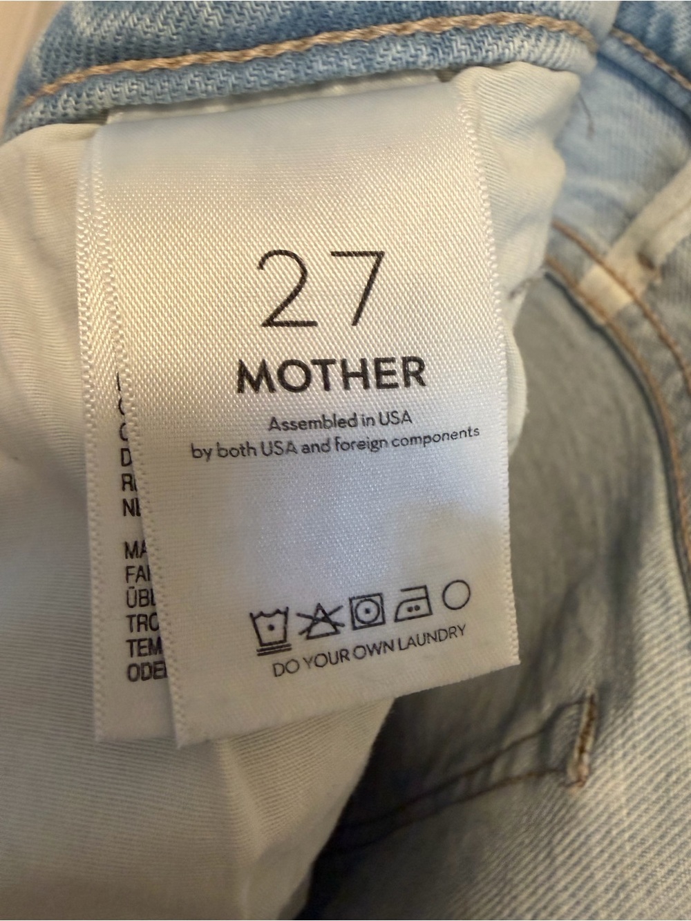 Mother Lil’ Hustler Roller Skimp Fray Bring the Cooler Size 27 - Picture 8 of 9